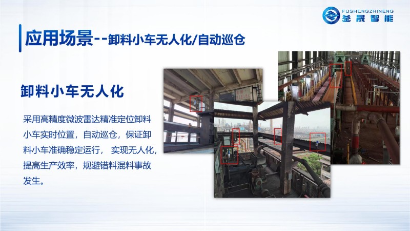 应用场景--卸料小车无人化/自动巡仓